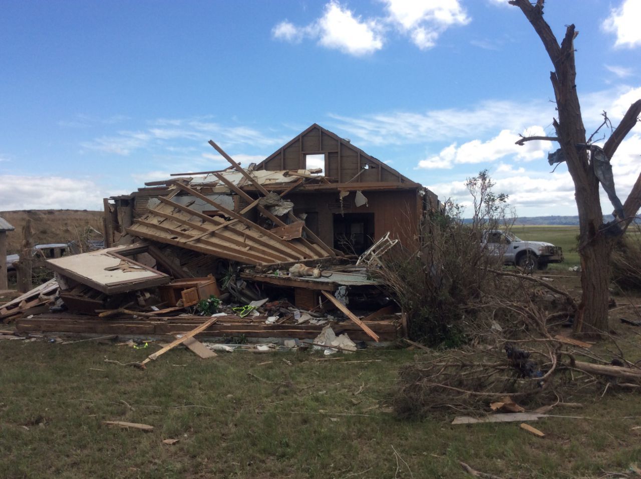 Tornado damage
